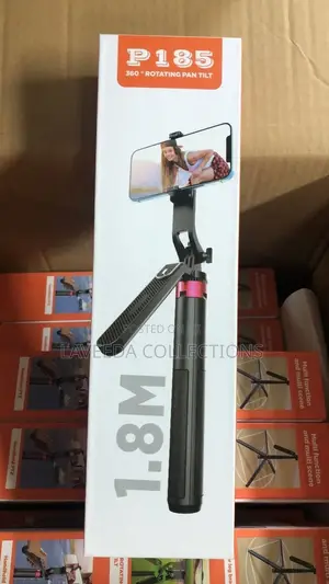 P185 Selfie Tripod Stick 5ft Tall