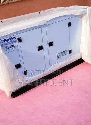 Original 55 Kva Perkins Generator Soundproof 100% Copper Coil