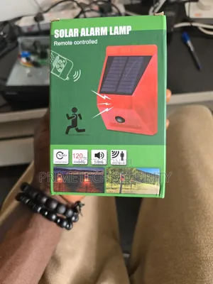 Security Solar Alarm Lamp With Remote