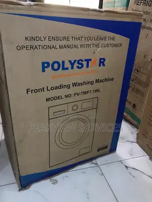 7kg Polystar Laundry Washer Front Load Pv-Twf7-1wl