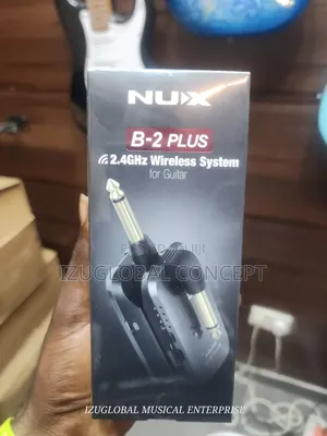 Nux B-2 Plus 2.4ghz Guitar Wireless System 4 Channel Digital