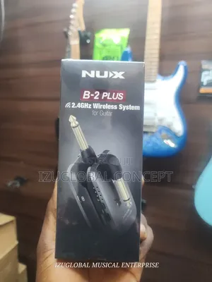 Nux B-2 Plus 2.4ghz Guitar Wireless System 4 Channel Digital