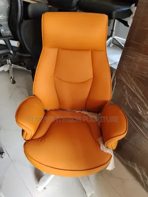 Executive Ergonomic Orange Office Chair