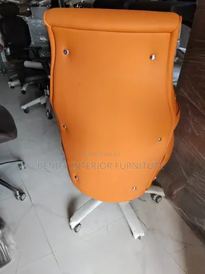 Executive Ergonomic Orange Office Chair
