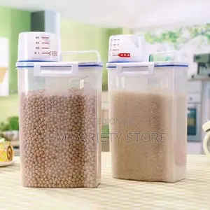 2kg Cereal/Food Storage Container With Small Measuring Cup