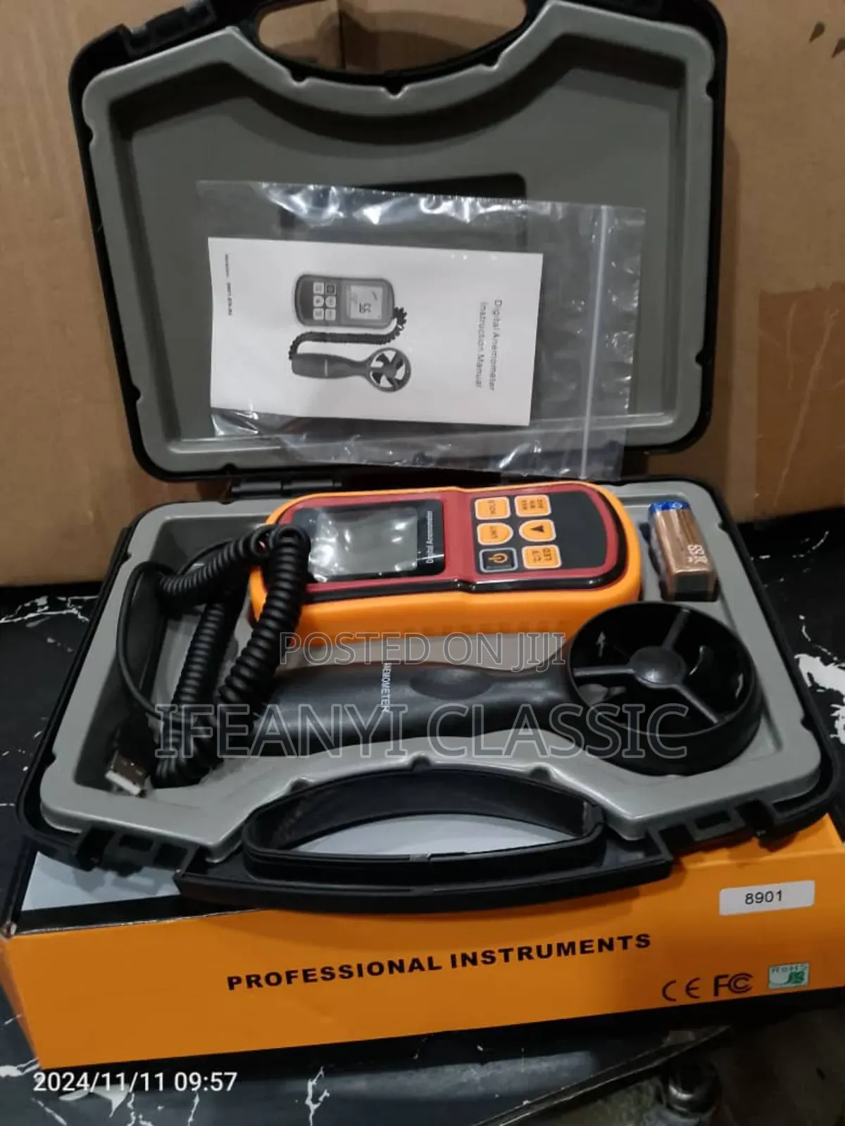 Digital Anemometer (Wind Speed Meter)