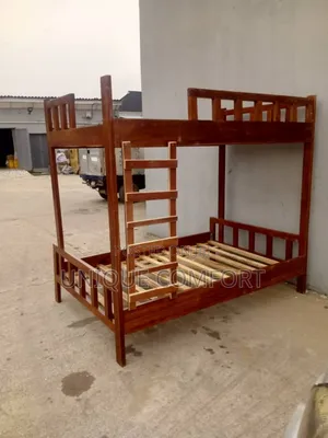 Top Quality Real Wooden 4 by 6 Down Bunk Bed With 31⁄2 by 6 Up Bedfrme