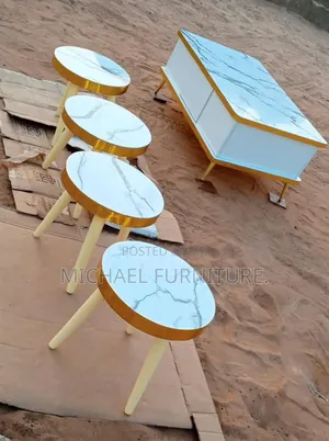 Good Quality Assured Centre Table and Stools