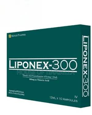 Liponex 300 Thioctic Acid 300mg Injection