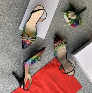 Luxury Rainbow Heel Sizes 37-42 Prcome In Box Largely Available