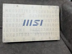 New Laptop MSI Crosshair 15 16GB Intel Core Ultra 7 SSD 1T