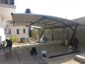 Carport Grey Coloured