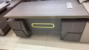 Foreign Luxury Executive Office Desk With Storage