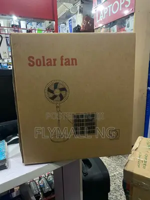 Rechargeable Solar Standing Fan