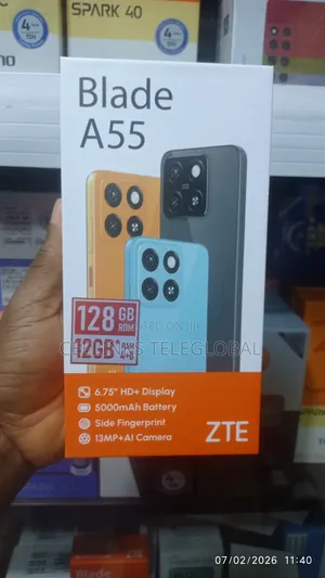 New ZTE Blade A55 128 GB Gray