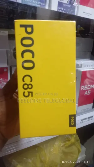 New Xiaomi Poco C85 4G 256 GB Black
