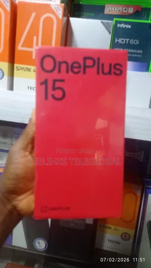 New OnePlus 15 512 GB Black
