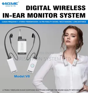 V8 Acemic Wireless Ain Ear Monitor
