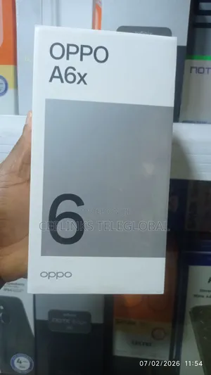 New Oppo A6x 256 GB Black