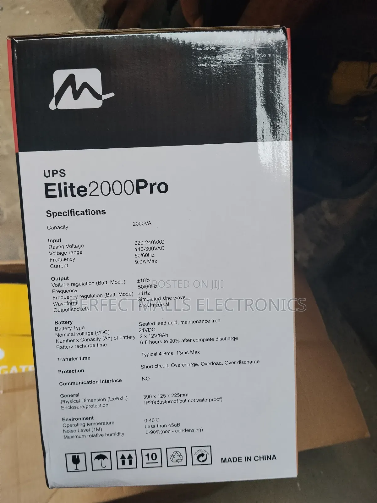 Mercury Elite 2000va Pro Ups