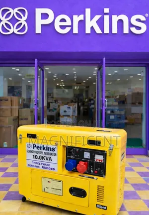 Original 3phase 10 Kva Perkins Soundproof Generator 100% Copper Coil
