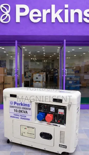 Original 10 Kva Perkins Generator 100% Copper Coil 3 Phase