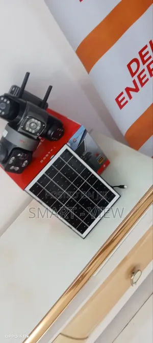 4g Sim Enabled PTZ Solar CCTV Camera Triple Lens