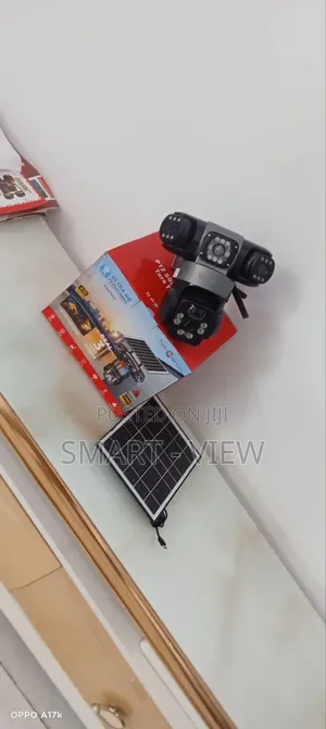 PTZ Solar CCTV Camera Triple Lenses