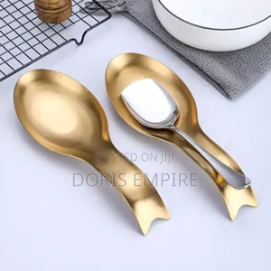 Stainless Steel Quality Spoon Rest
Gold.