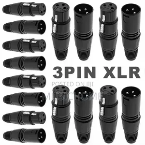 16pcs Xlr 3pin Male And Female Plug