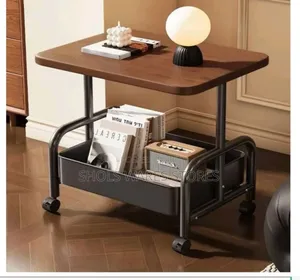 High Quality Multi-tier Rolling Sofa Side Table Stool With Storage
