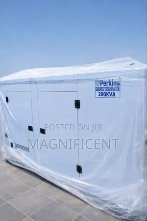 Original 200 Kva Perkins Soundproof Generator 100% Copper Coil