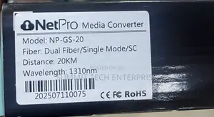 Netpro Media Converter Gigabit Single Mode