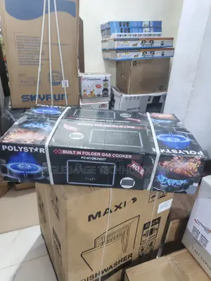 Sleek Polystar Double Glass Gas Hob - Brand New