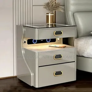 Side Drawer Save With Led Lights And Wireless Charging System