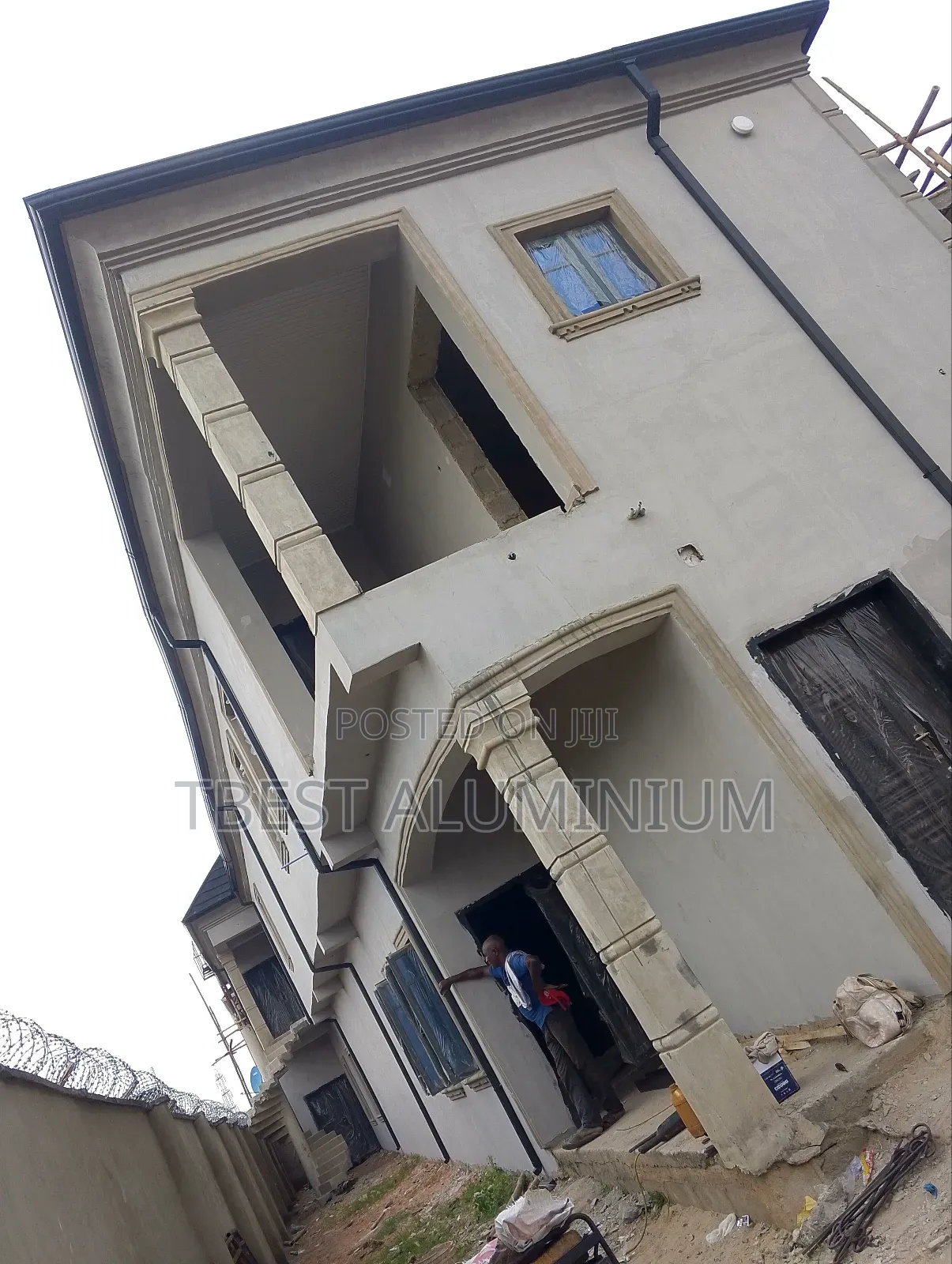 Black and White PVC Gutter Available