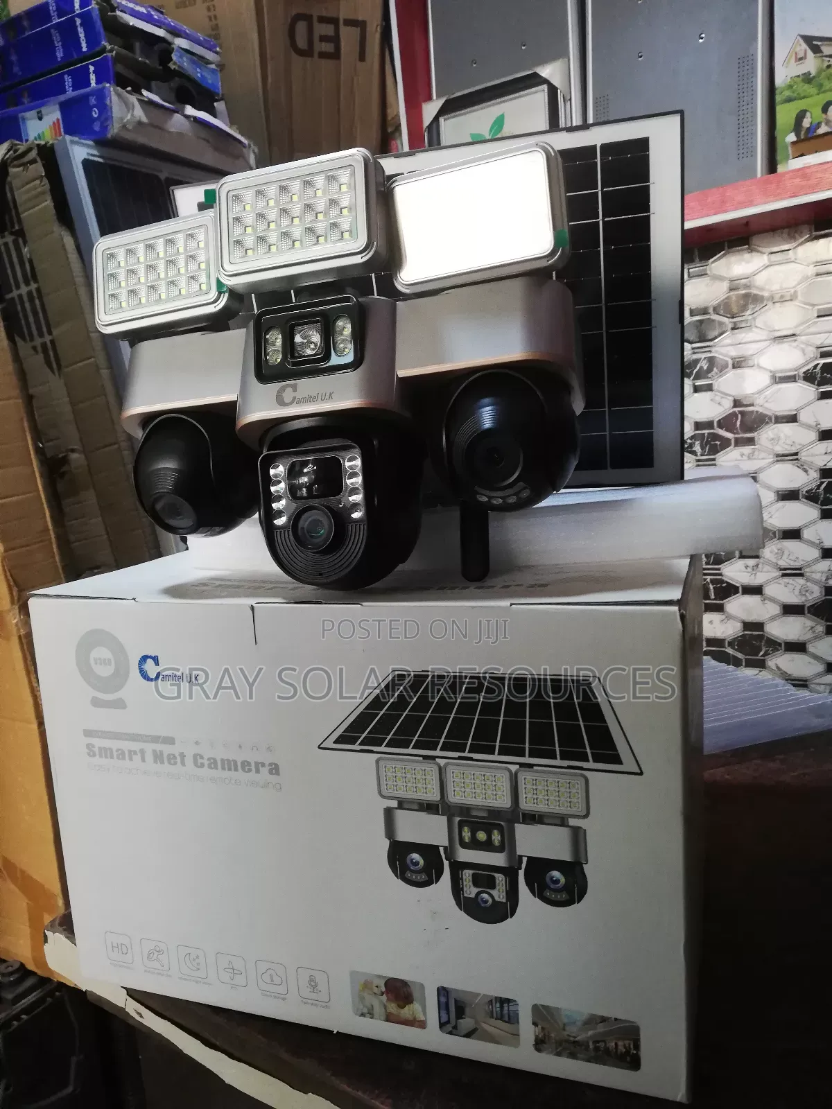 3 Lens Smart Solar Camera