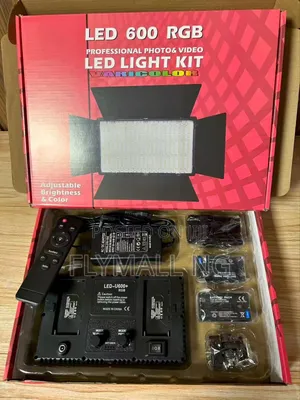 Varicolor Led 600 RGB Professional Photo Video Led Light Kit