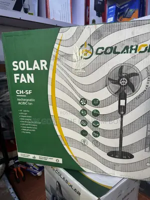 Cola Home 16 Inches Solar Fan. Best Importer and Seller in Lagos