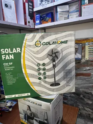 Only Importer and Wholesaler of Cola Home 16 Inches Solar Fan in Lagos