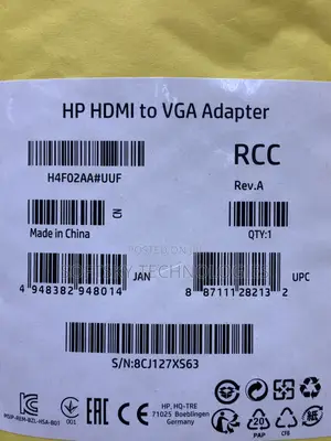 Hp Hdmi to Vga Adapter