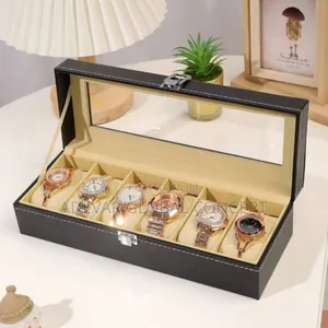 6slot Leather Wristwatch Box (Small Size)