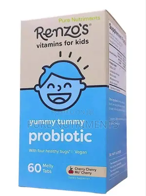 Renzo’S Yummy Tummy Probiotic For Kids–Digestive Support 60 Melty Tabs