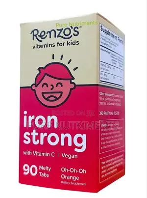 Renzo’S Kids Iron Strong – Blood Energy Support (60 Melty Tabs)