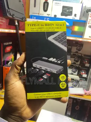 12-in-1 Type-C to HDTV Multiport Adapter or Hub