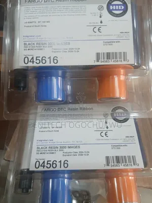 Genuine Hid Fargo 45616 Black Resin Dtc1500 Model For Id Card Printers