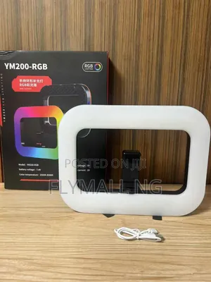 Ym200-RGB Handheld Led Ring Fill Light