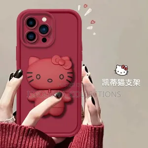 Luxury Cat Ear Mirror Phone Case – Shockproof Soft Silicone Cover.