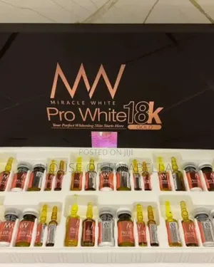 Miracle White Pro White 180000mg Glutathione Injection