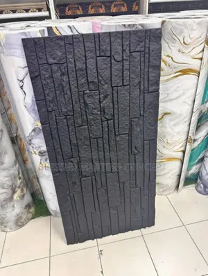 Quality Pu Stone Panel, Good for Interior Wall Cladding and Tv Console
